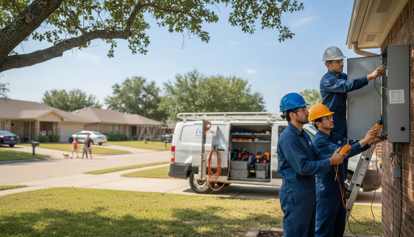 Certified electrician providing emergency electrical services in Wingate, NC
